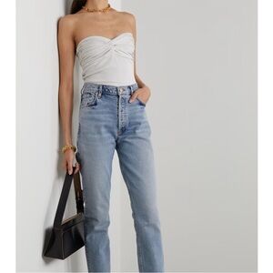 Goldsign twist front tube top